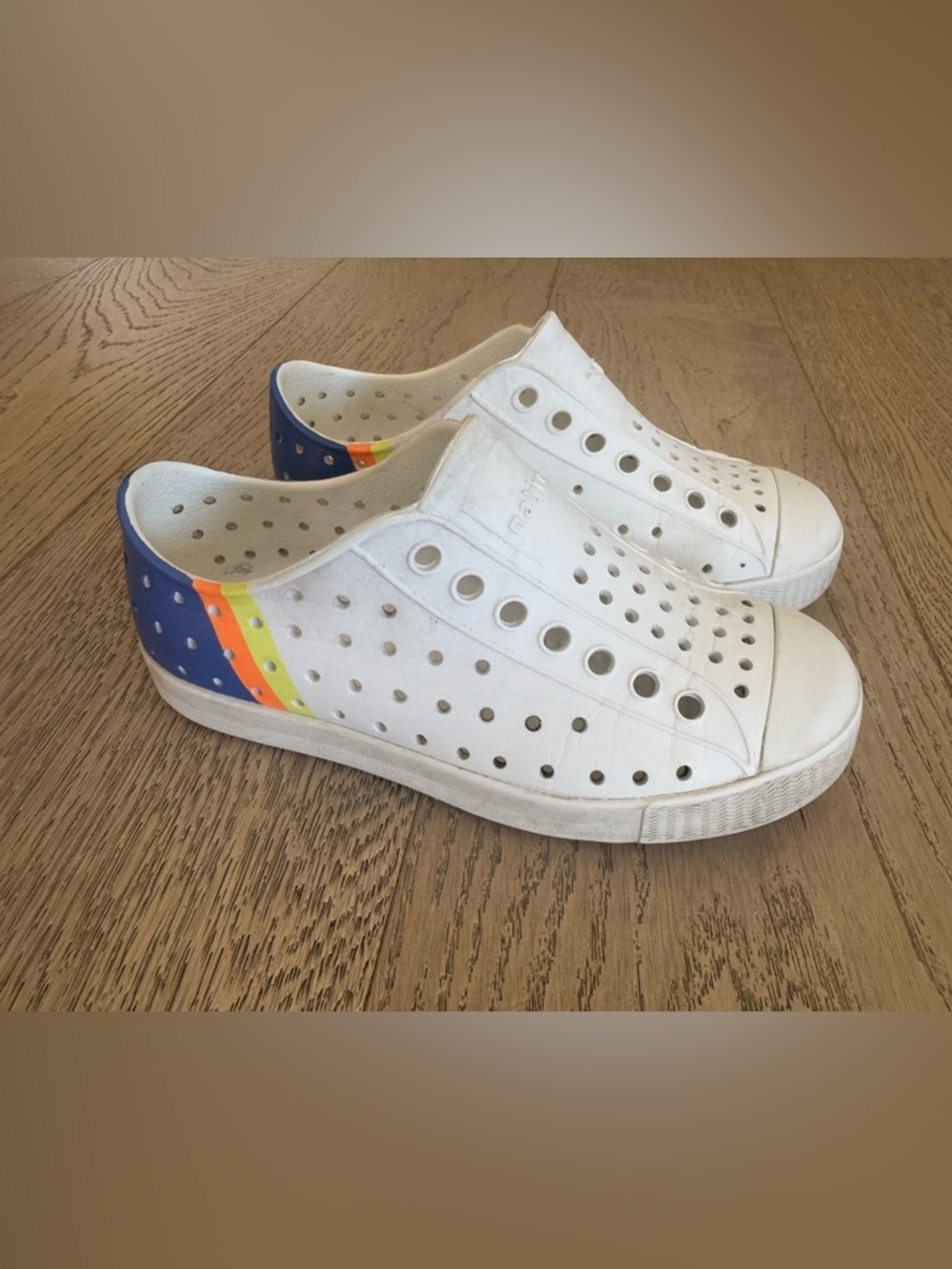Native Kids Slip On Shoe White Size C11